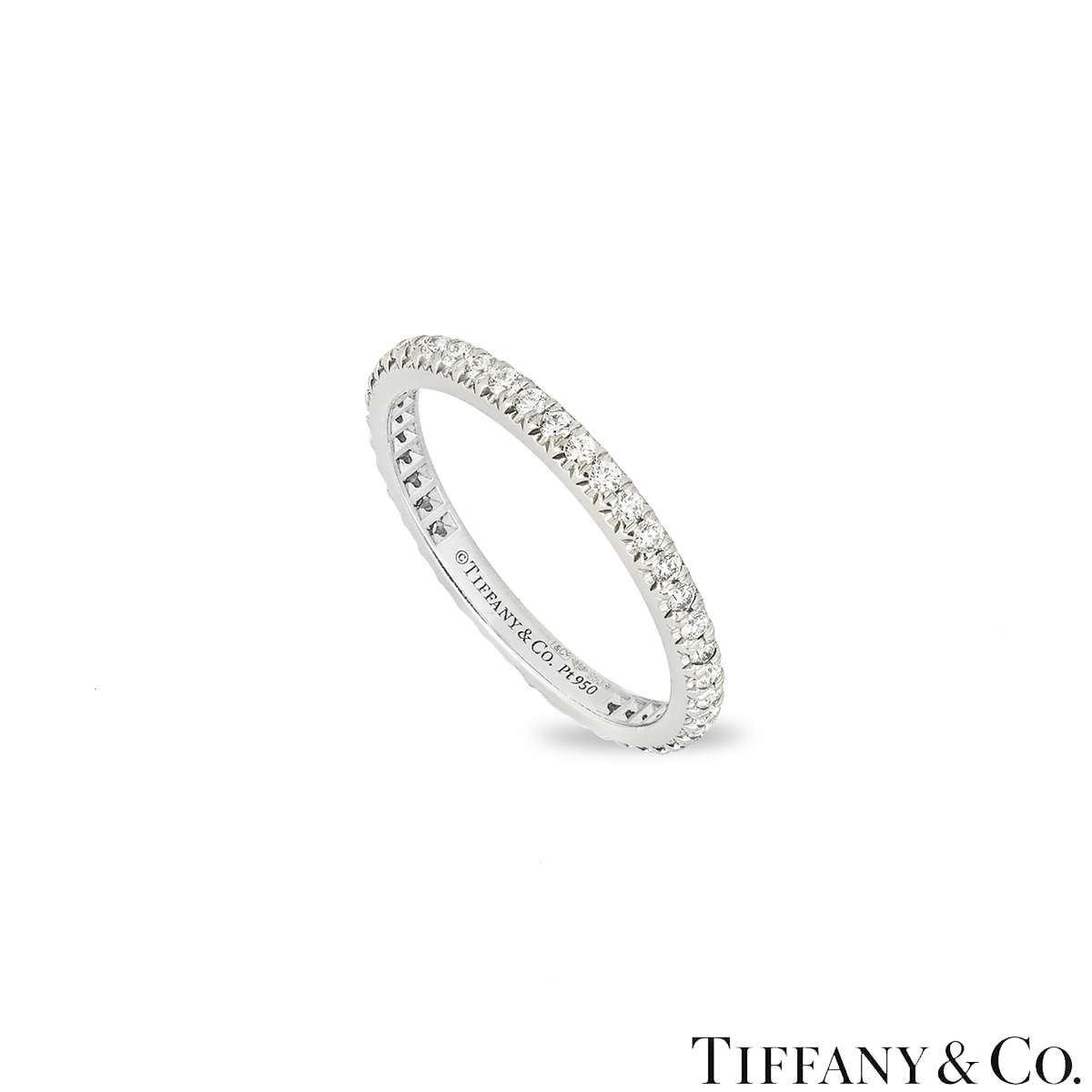 Tiffany & Co. Platinum Diamond Soleste Full Eternity Ring 0.36ct 31827388 Tiffany & Co. Platinum Diamond Soleste Full Eternity Ring 0.36ct 31827388